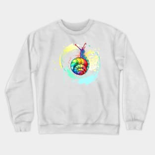 Rainbow Snail Crewneck Sweatshirt